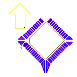 OFP和PLCC型集成塊如采用紅膠工藝過(guò)波峰,需采用斜角45度方式擺放，且每邊的最后一個(gè)引腳均需添加盜錫焊盤